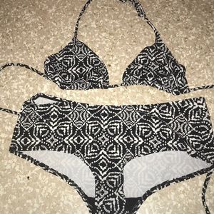 Black and White Bikini